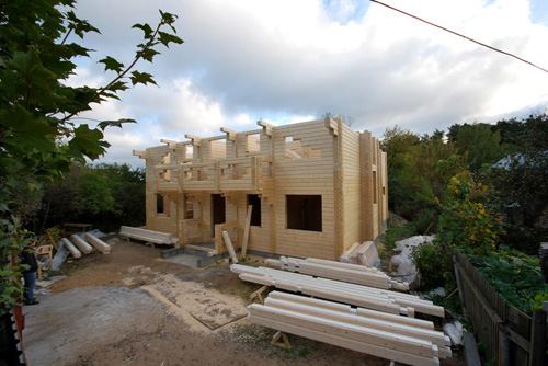 Timber house construction 10