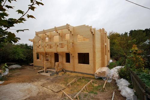 Timber house construction 11