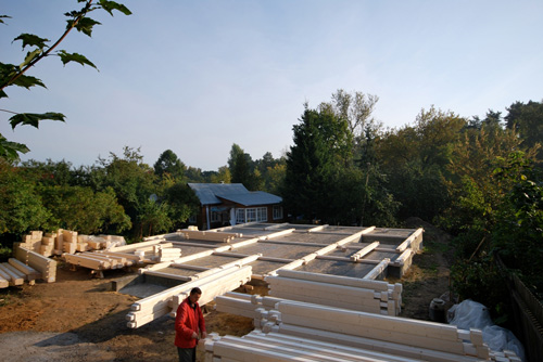 Timber house construction 2