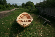 Dřevěná loďka Monivet